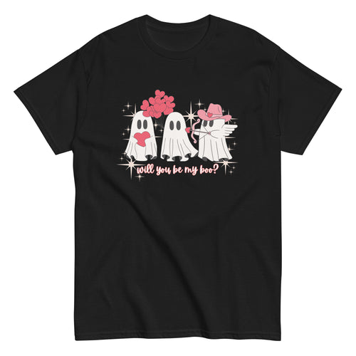 Will you be my boo Valentines Tee