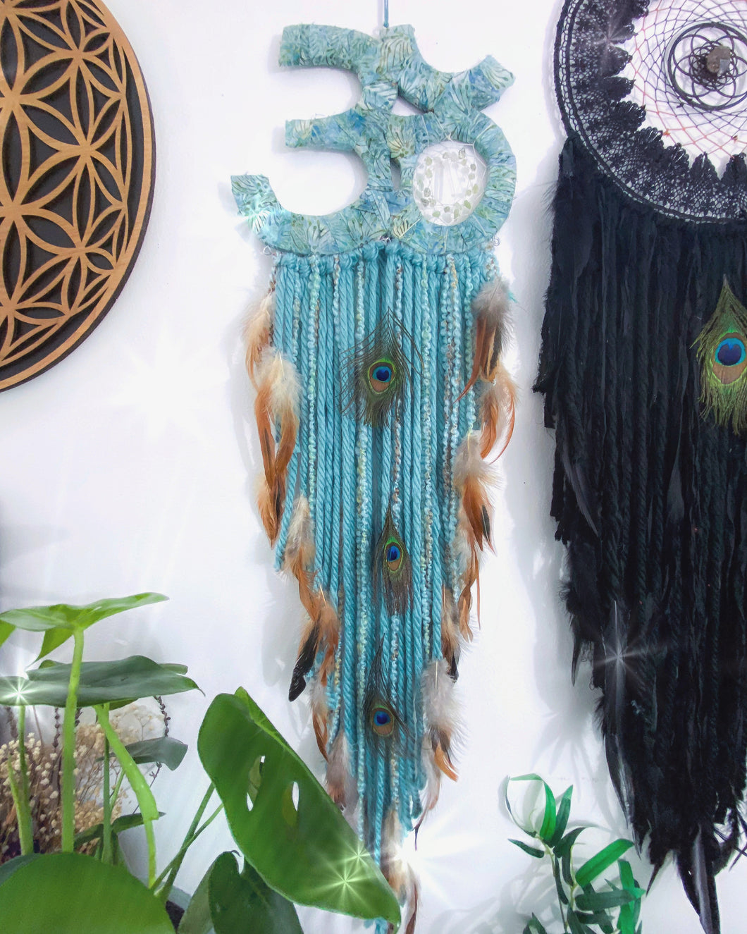 LARGE OOAK OM Dreamcatcher