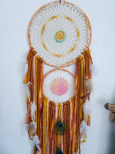 10” Sunburst Crochet Dream Catcher