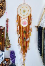 Load image into Gallery viewer, 10” Sunburst Crochet Dream Catcher